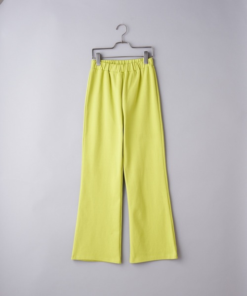 CIAOPANIC（チャオパニック）の「【SCENE by CIAOPANIC/シーンバイチャオパニック】カットフレアパンツ/WEB限定（スラックス・レディース・オフホワイト/ライム・FREE）」の6枚目の写真