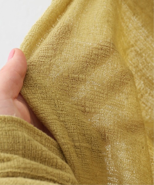 Simplicite（サンプリシテ）の「リネンジャガードオーバーSH（シャツ/ブラウス・レディース・イエロー/アイボリー・FREE）」の20枚目の写真