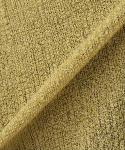 Simplicite（サンプリシテ）の「リネンジャガードオーバーSH（シャツ/ブラウス・レディース・イエロー/アイボリー・FREE）」の5枚目の写真