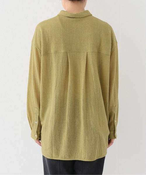 Simplicite（サンプリシテ）の「リネンジャガードオーバーSH（シャツ/ブラウス・レディース・イエロー/アイボリー・FREE）」の19枚目の写真