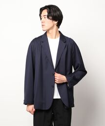 【BESPOKE TOKYO】DRY SYSTEM STRIPE 2B RAGLAN SLEEVE LOOSE JACKET