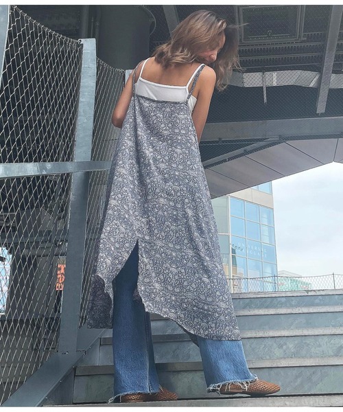 セール Anap ワンピース オリエンタルフラワーキャミワンピース ワンピース Anap Mimpi アナップミンピ のファッション