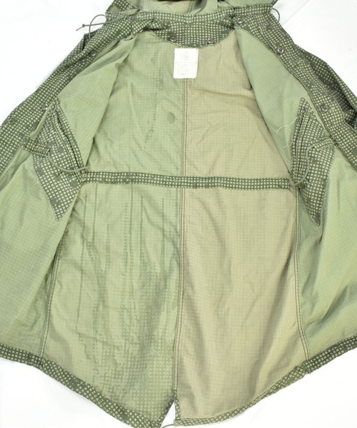 VINTAGE（ヴィンテージ）の「【ヴィンテージ古着】80s US ARMY アメリカ軍 ナイトカモパーカー（モッズコート・メンズ・オリーブ・SMALL）」の6枚目の写真