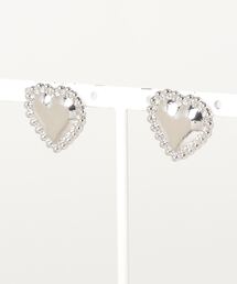 WEGO/ハートメタルピアス