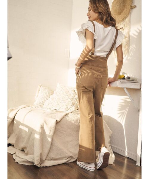 SEA サロペット SEA（シー）の「VINTAGE へリンボン2XL オーバーオール