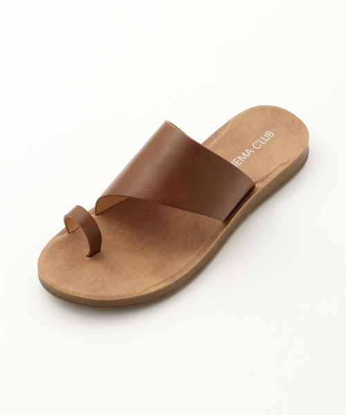 Honeys（ハニーズ）の「トングフラットサンダル（サンダル・レディース・ブラック/ホワイト/ホワイト×ブラック/ブラウン・L/M/S）」の17枚目の写真