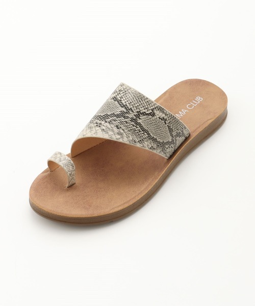 Honeys（ハニーズ）の「トングフラットサンダル（サンダル・レディース・ブラック/ホワイト/ホワイト×ブラック/ブラウン・L/M/S）」の11枚目の写真