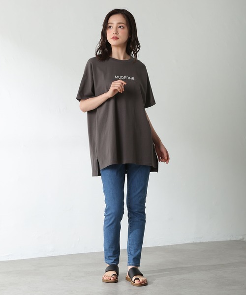 Honeys（ハニーズ）の「トングフラットサンダル（サンダル・レディース・ブラック/ホワイト/ホワイト×ブラック/ブラウン・L/M/S）」の13枚目の写真