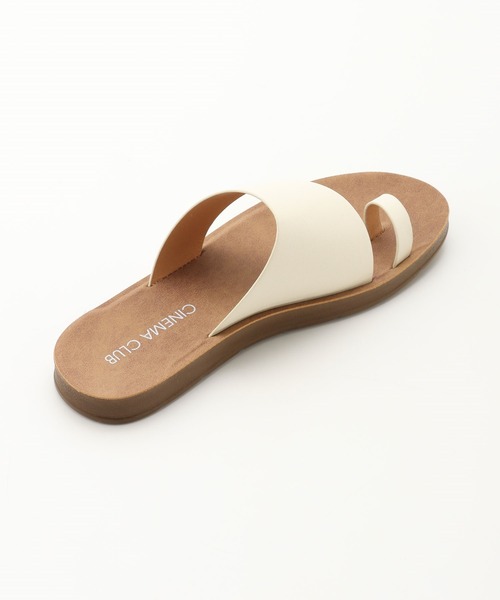 Honeys（ハニーズ）の「トングフラットサンダル（サンダル・レディース・ブラック/ホワイト/ホワイト×ブラック/ブラウン・L/M/S）」の15枚目の写真