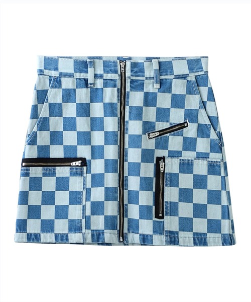 X-girl（エックスガール）の「#1 SKATER DENIM FLIGHT SKIRT（スカート・レディース・インディゴブルー・XS/S/M）」の12枚目の写真