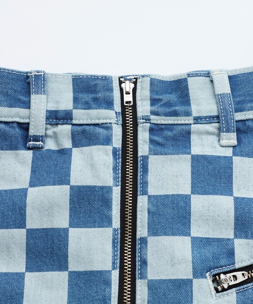 X-girl（エックスガール）の「#1 SKATER DENIM FLIGHT SKIRT（スカート・レディース・インディゴブルー・XS/S/M）」の8枚目の写真