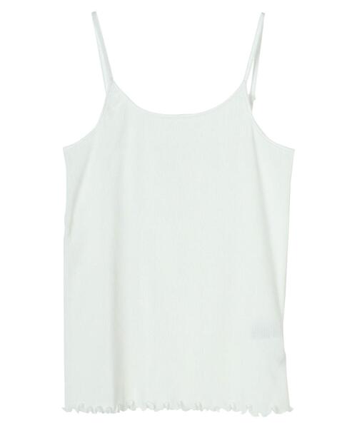 CRAFT STANDARD BOUTIQUE(クラフトスタンダードブティック)の「キャミソール *(タンクトップ・レディース・ホワイト/カーキ/ブラック/ベージュ/ミント・FREE)」の8枚目の写真