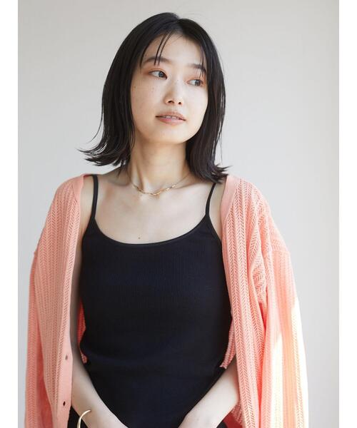 CRAFT STANDARD BOUTIQUE(クラフトスタンダードブティック)の「キャミソール *(タンクトップ・レディース・ホワイト/カーキ/ブラック/ベージュ/ミント・FREE)」の9枚目の写真