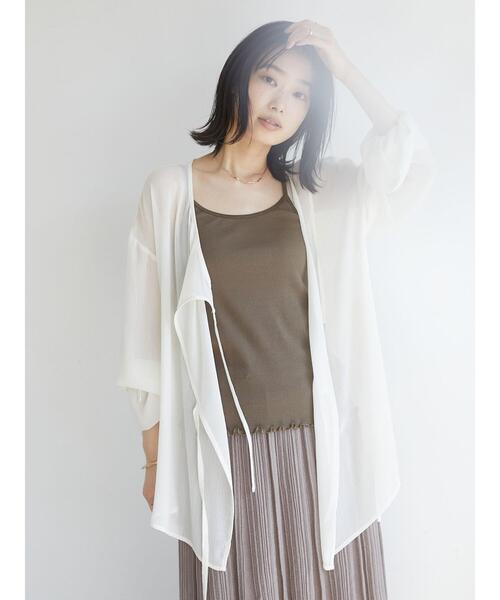 CRAFT STANDARD BOUTIQUE(クラフトスタンダードブティック)の「キャミソール *(タンクトップ・レディース・ホワイト/カーキ/ブラック/ベージュ/ミント・FREE)」の18枚目の写真