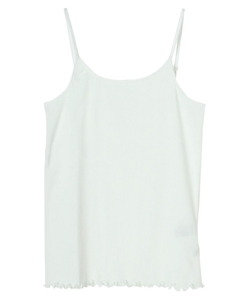 CRAFT STANDARD BOUTIQUE(クラフトスタンダードブティック)の「キャミソール *(タンクトップ・レディース・ホワイト/カーキ/ブラック/ベージュ/ミント・FREE)」の1枚目の写真