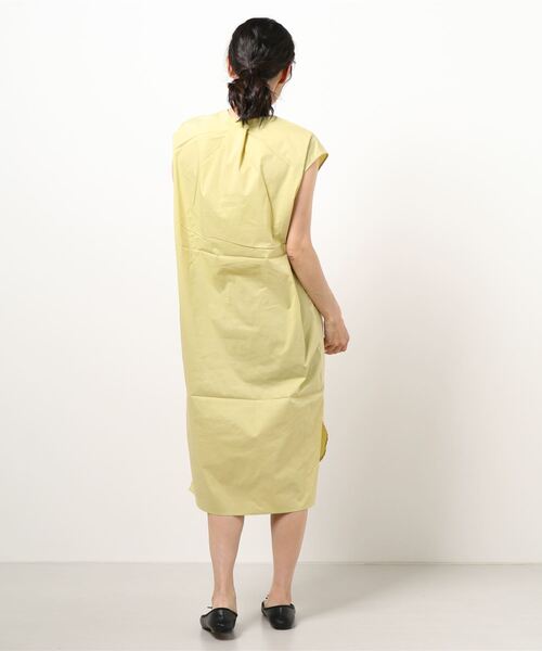 COLONY 2139（コロニートゥーワンスリーナイン）の「タイプライターノースリーブワンピース（ワンピース・レディース・イエロー/ブラック/オフホワイト・FREE）」の5枚目の写真