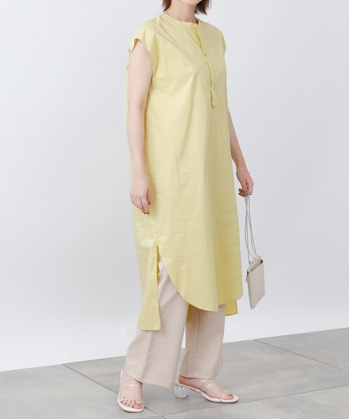 COLONY 2139（コロニートゥーワンスリーナイン）の「タイプライターノースリーブワンピース（ワンピース・レディース・イエロー/ブラック/オフホワイト・FREE）」の22枚目の写真