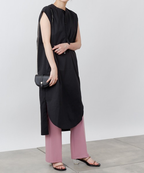 COLONY 2139（コロニートゥーワンスリーナイン）の「タイプライターノースリーブワンピース（ワンピース・レディース・イエロー/ブラック/オフホワイト・FREE）」の14枚目の写真