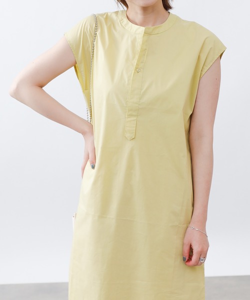 COLONY 2139（コロニートゥーワンスリーナイン）の「タイプライターノースリーブワンピース（ワンピース・レディース・イエロー/ブラック/オフホワイト・FREE）」の21枚目の写真