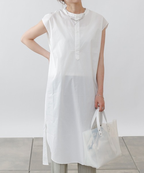 COLONY 2139（コロニートゥーワンスリーナイン）の「タイプライターノースリーブワンピース（ワンピース・レディース・イエロー/ブラック/オフホワイト・FREE）」の6枚目の写真