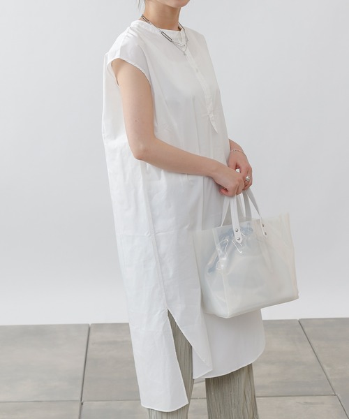 COLONY 2139（コロニートゥーワンスリーナイン）の「タイプライターノースリーブワンピース（ワンピース・レディース・イエロー/ブラック/オフホワイト・FREE）」の7枚目の写真