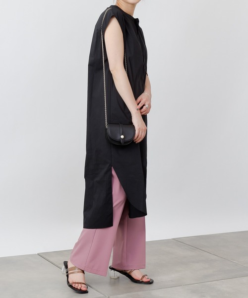 COLONY 2139（コロニートゥーワンスリーナイン）の「タイプライターノースリーブワンピース（ワンピース・レディース・イエロー/ブラック/オフホワイト・FREE）」の18枚目の写真