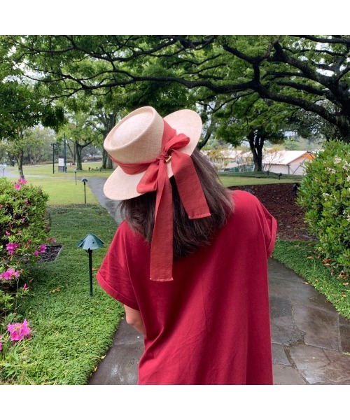 Rohw master product（ロウマスタープロダクト）の「シゾールポークパイハット（ハット・レディース・ベージュ/オフホワイト・FREE）」の11枚目の写真