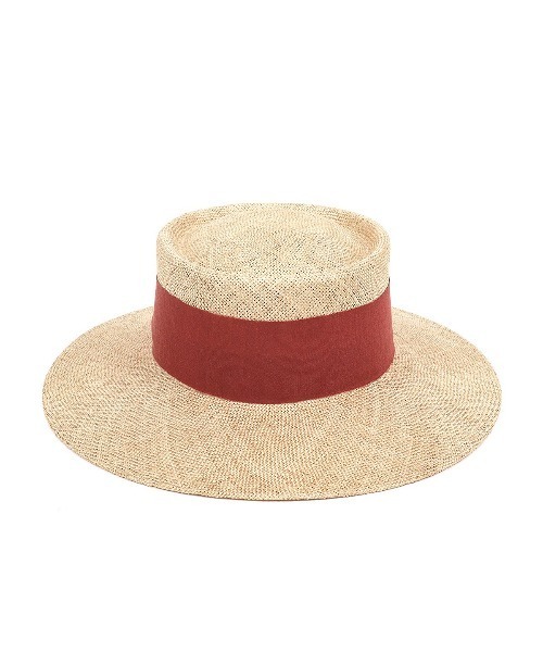 Rohw master product（ロウマスタープロダクト）の「シゾールポークパイハット（ハット・レディース・ベージュ/オフホワイト・FREE）」の6枚目の写真