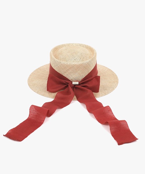 Rohw master product（ロウマスタープロダクト）の「シゾールポークパイハット（ハット・レディース・ベージュ/オフホワイト・FREE）」の18枚目の写真