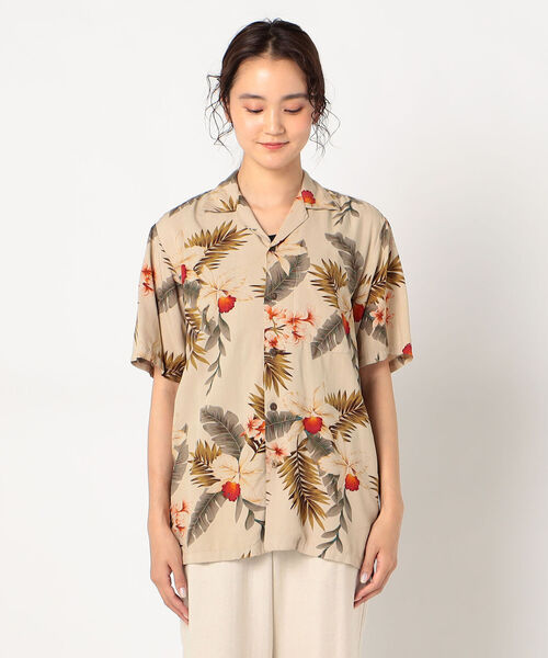 FREDY&GLOSTER（フレディアンドグロスター）の「【TWO PALMS/トゥーパームス】Hawaiian Shirt（シャツ/ブラウス・レディース・ベージュ系その他4・SMALL）」の5枚目の写真