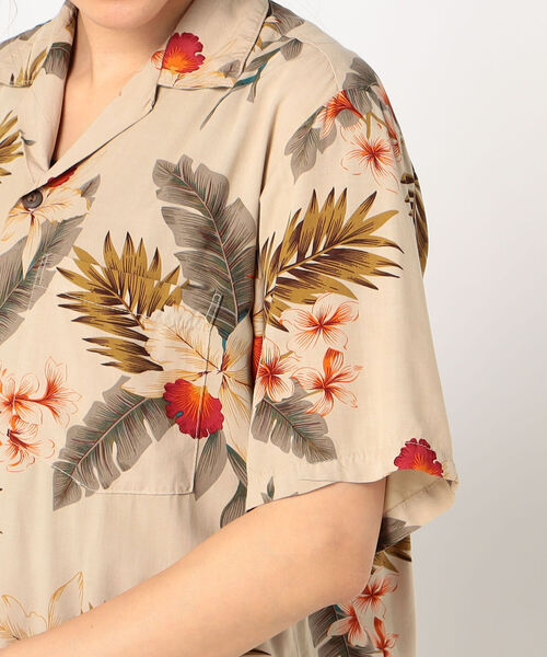 FREDY&GLOSTER（フレディアンドグロスター）の「【TWO PALMS/トゥーパームス】Hawaiian Shirt（シャツ/ブラウス・レディース・ベージュ系その他4・SMALL）」の9枚目の写真
