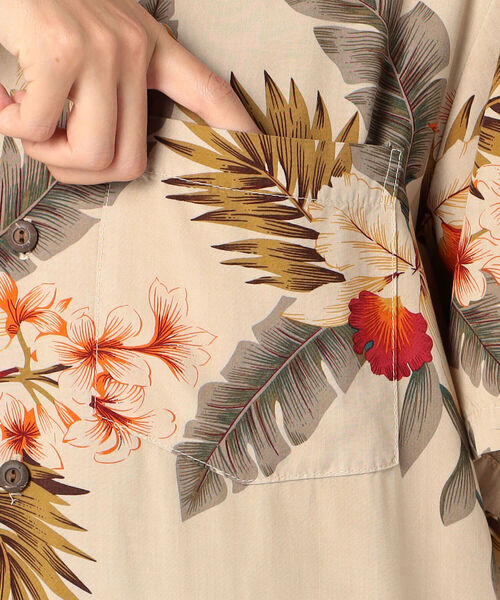 FREDY&GLOSTER（フレディアンドグロスター）の「【TWO PALMS/トゥーパームス】Hawaiian Shirt（シャツ/ブラウス・レディース・ベージュ系その他4・SMALL）」の11枚目の写真