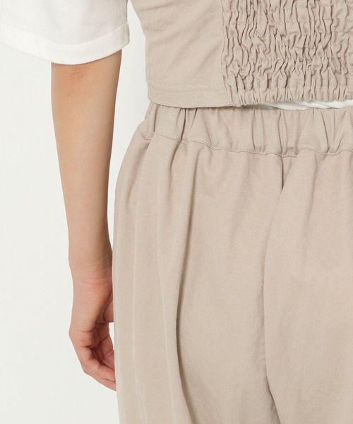 mysty woman（ミスティウーマン）の「ビスチェワイドパンツセット 949037（サロペット/オーバーオール・レディース・グリーン/モカ/ベージュ系その他/オレンジ/ブラック・FREE）」の15枚目の写真