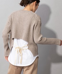 Munich | ラムウールリブニット　プルオーバー/タンクトップセット(ニット/セーター)