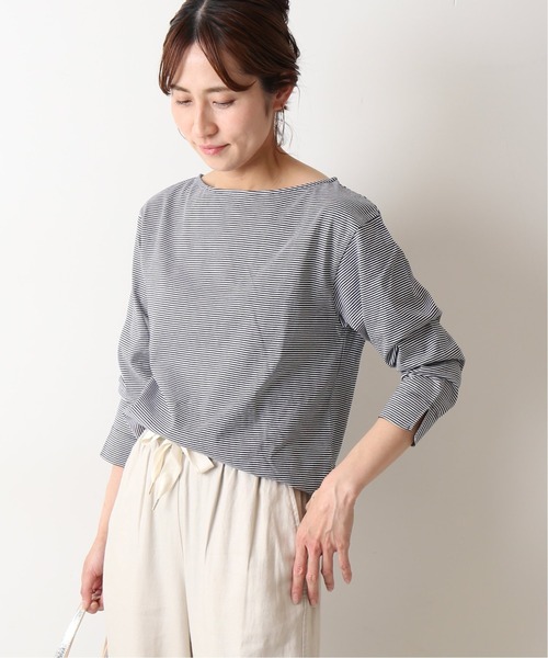 FRAMeWORK（フレームワーク）の「ボートネック T◆（Tシャツ/カットソー・レディース・ネイビー/ブルー/ブラック/ブラック系その他・FREE）」の3枚目の写真