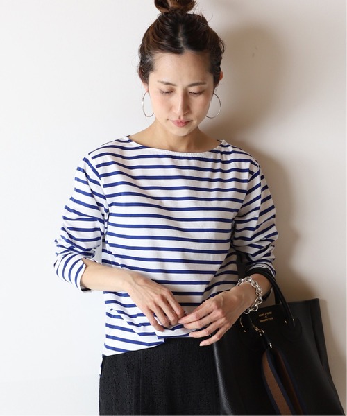 FRAMeWORK（フレームワーク）の「ボートネック T◆（Tシャツ/カットソー・レディース・ネイビー/ブルー/ブラック/ブラック系その他・FREE）」の4枚目の写真