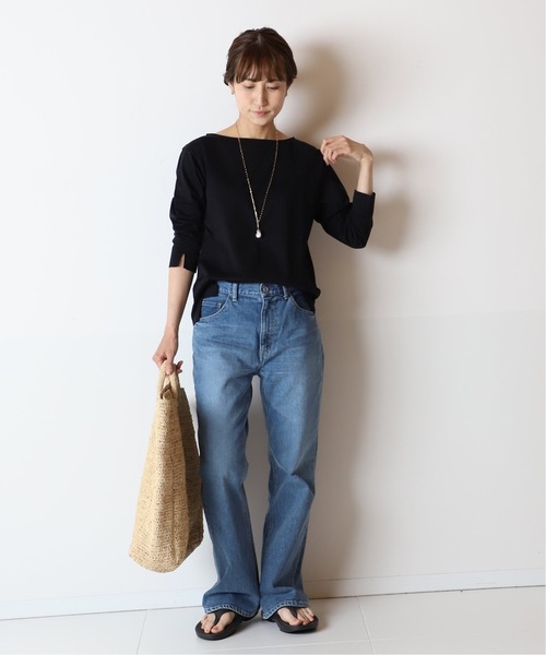 FRAMeWORK（フレームワーク）の「ボートネック T◆（Tシャツ/カットソー・レディース・ネイビー/ブルー/ブラック/ブラック系その他・FREE）」の5枚目の写真