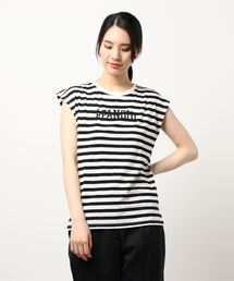 Samansa Mos2 | ロゴプリント柄アソートノースリーブ(Tシャツ/カットソー)