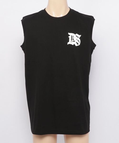 DOUBLE STEAL（ダブルスティール）の「DS One Point スリーブレスTシャツ（タンクトップ・メンズ・ホワイト/ブラック・MEDIUM/LARGE/X-LARGE）」の18枚目の写真