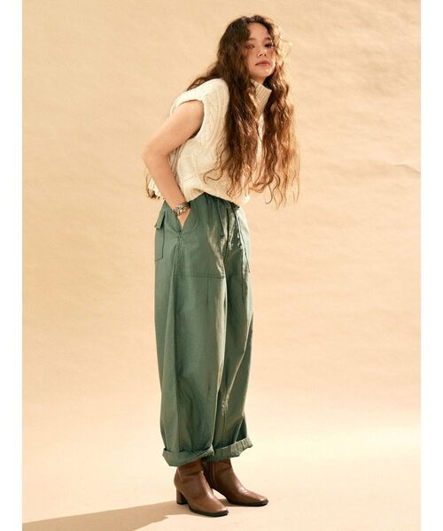 Ungrid（アングリッド）の「パッチワークケーブルニットベスト（ニット/セーター・レディース・アイボリー/ブラック/モカ・FREE）」の20枚目の写真