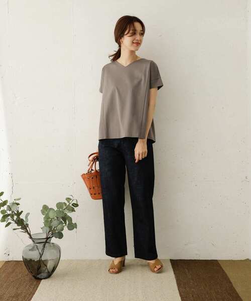 URBAN RESEARCH DOORS（アーバンリサーチドアーズ）の「バックリボンフレアカットソー（Tシャツ/カットソー・レディース・ネイビー/グリーン/グレー系その他・ONE）」の12枚目の写真