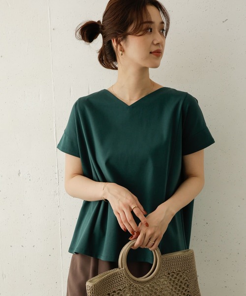 URBAN RESEARCH DOORS（アーバンリサーチドアーズ）の「バックリボンフレアカットソー（Tシャツ/カットソー・レディース・ネイビー/グリーン/グレー系その他・ONE）」の13枚目の写真