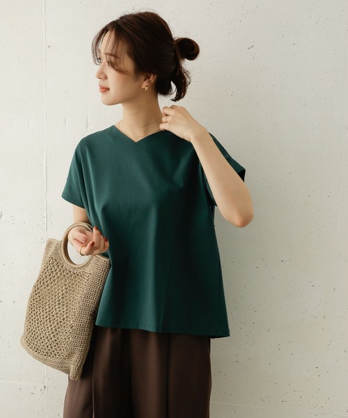 URBAN RESEARCH DOORS（アーバンリサーチドアーズ）の「バックリボンフレアカットソー（Tシャツ/カットソー・レディース・ネイビー/グリーン/グレー系その他・ONE）」の15枚目の写真