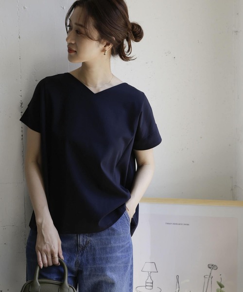 URBAN RESEARCH DOORS（アーバンリサーチドアーズ）の「バックリボンフレアカットソー（Tシャツ/カットソー・レディース・ネイビー/グリーン/グレー系その他・ONE）」の20枚目の写真