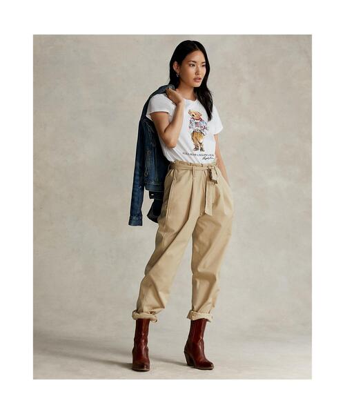 POLO RALPH LAUREN(ポロ ラルフ ローレン)の「バンダナ Polo ベア Tシャツ(Tシャツ/カットソー・レディース・ホワイト・M/XS/S/XL/L)」の3枚目の写真