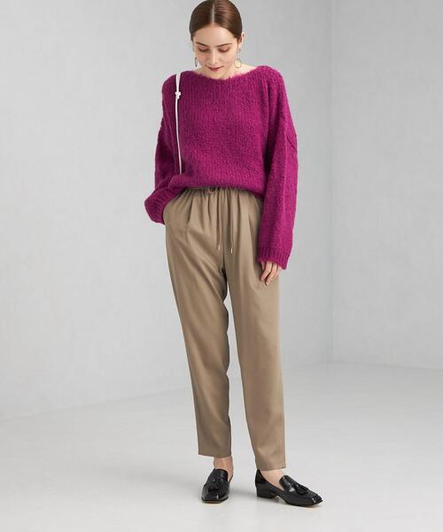 TRICOTS JEAN MARC（トリコットジーンマルク）の「＜TRICOTS JEAN MARC＞ クルーネック ブークレ プルオーバー ニット（ニット/セーター・レディース・ライトグレー/ピンク/コバルトブルー・FREE）」の20枚目の写真