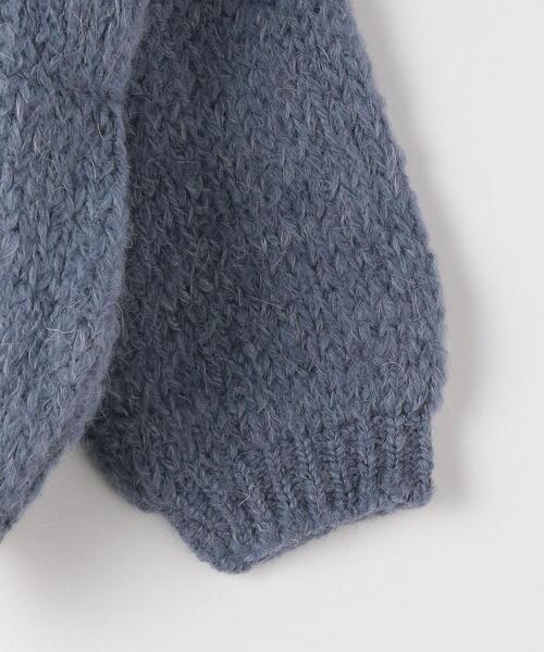 TRICOTS JEAN MARC（トリコットジーンマルク）の「＜TRICOTS JEAN MARC＞ クルーネック ブークレ プルオーバー ニット（ニット/セーター・レディース・ライトグレー/ピンク/コバルトブルー・FREE）」の13枚目の写真