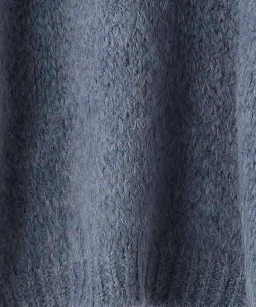 TRICOTS JEAN MARC（トリコットジーンマルク）の「＜TRICOTS JEAN MARC＞ クルーネック ブークレ プルオーバー ニット（ニット/セーター・レディース・ライトグレー/ピンク/コバルトブルー・FREE）」の21枚目の写真