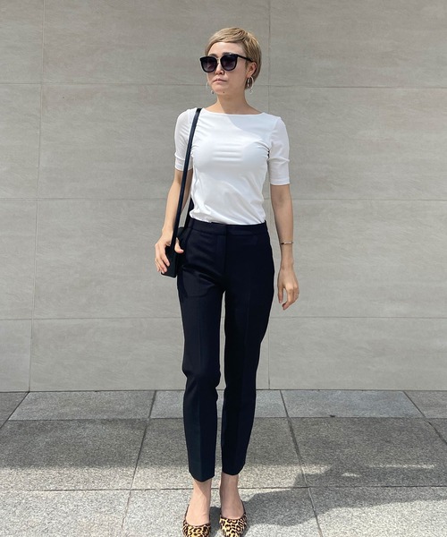 JENNE(ジェンヌ)の「JENNE 美シルエットアンクルパンツ(その他パンツ・レディース・ピンク/ブラック・X-SMALL/SMALL/MEDIUM/LARGE)」の6枚目の写真