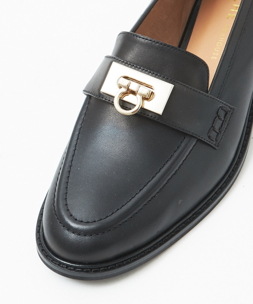 PICHE ABAHOUSE（ピシェ アバハウス）の「厚底ローファー（ローファー・レディース・ブラック/ダークブラウン/グリーン・35/36/37/38/39）」の11枚目の写真